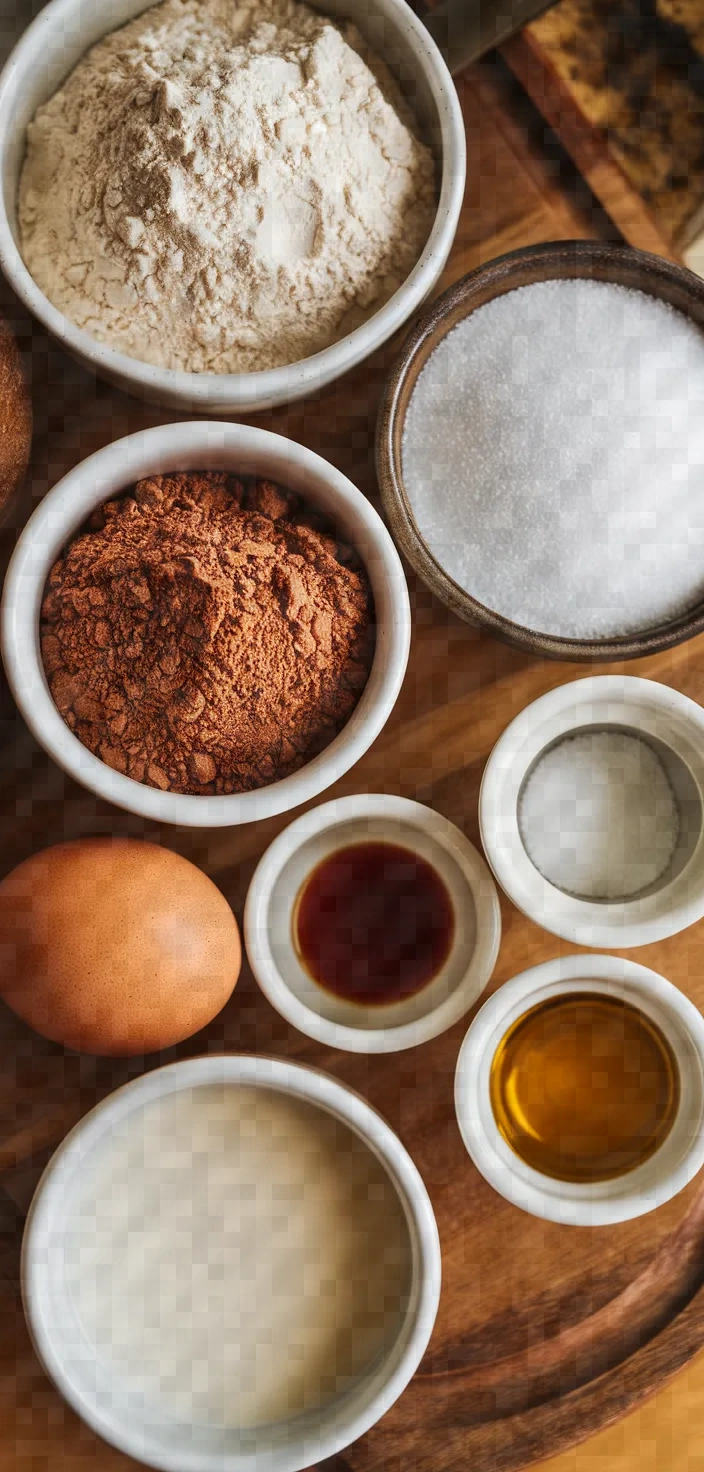 Ingredients photo for Enchanted Chocolate Cake Recipe