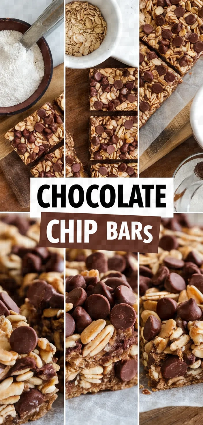 A photo of Chocolate Chip Granola Bars Recipe