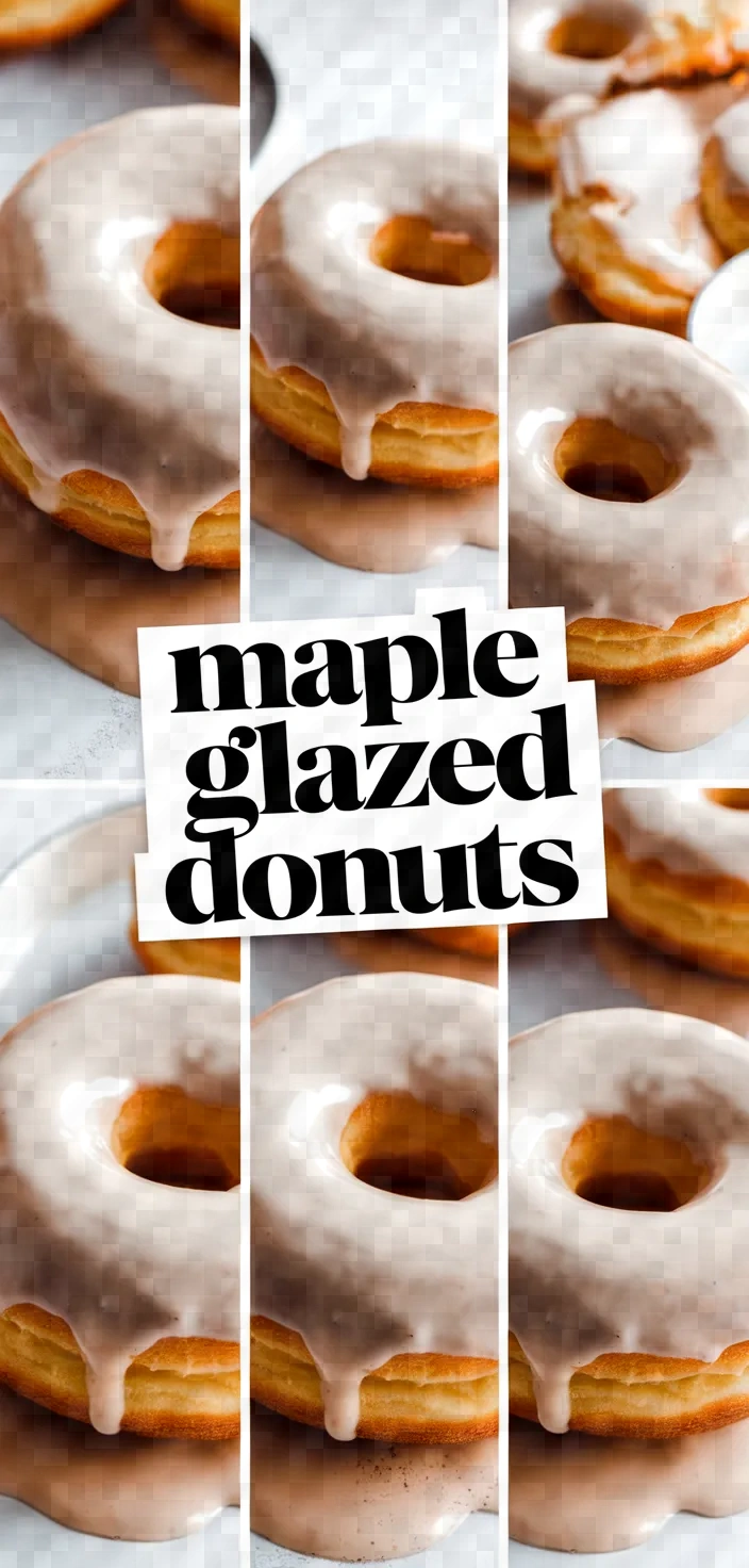 A photo of Maple Glazed Donuts Recipe