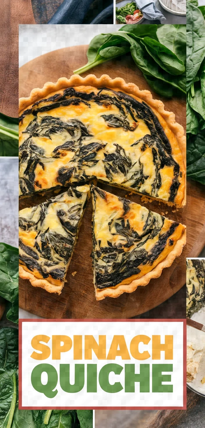 A photo of Spinach Quiche Recipe