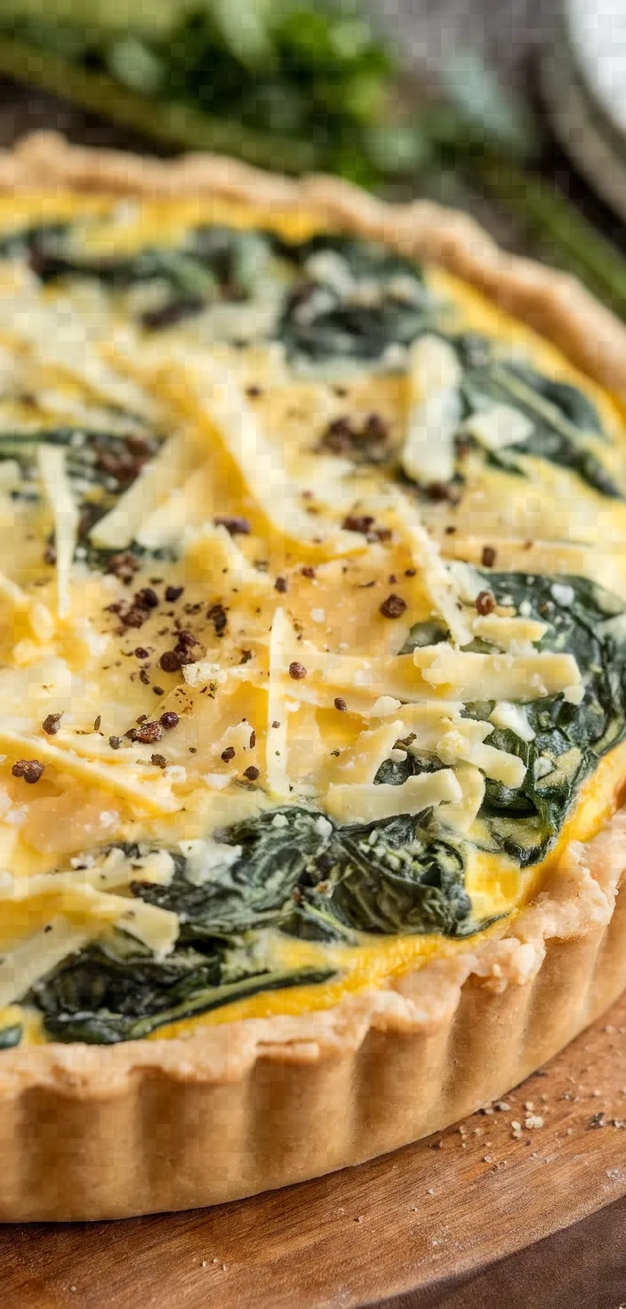 Ingredients photo for Spinach Quiche Recipe