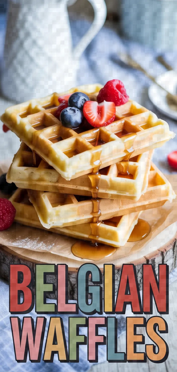 Belgian Waffles Recipe