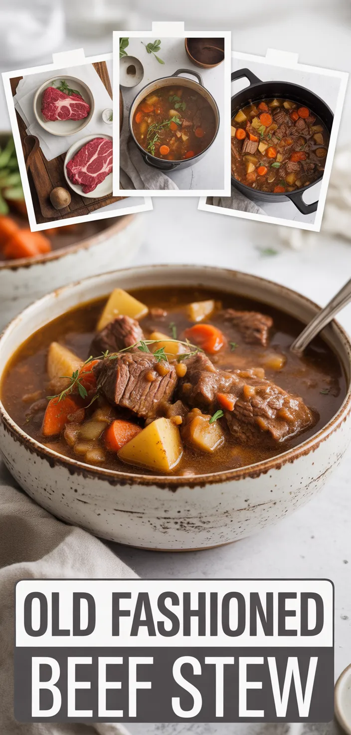 A photo of Old Fashioned Beef Stew Recipe