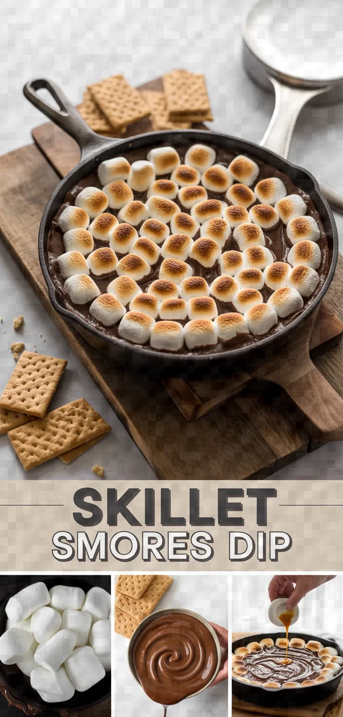 A photo of Skillet Smores Dip Recipe