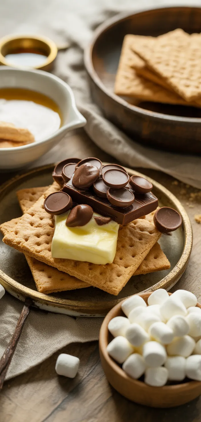 Ingredients photo for S'Mores Bars Recipe