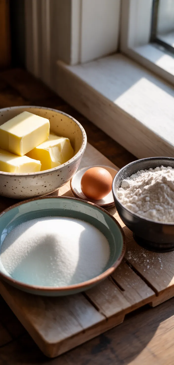 Ingredients photo for Soft Cut Out Sugar Cookies Recipe