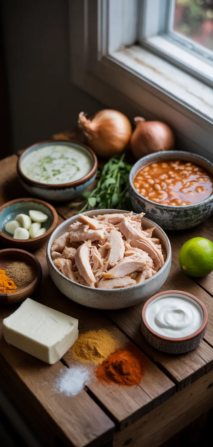 Ingredients photo for THE White Chicken Chili Recipe (Video)