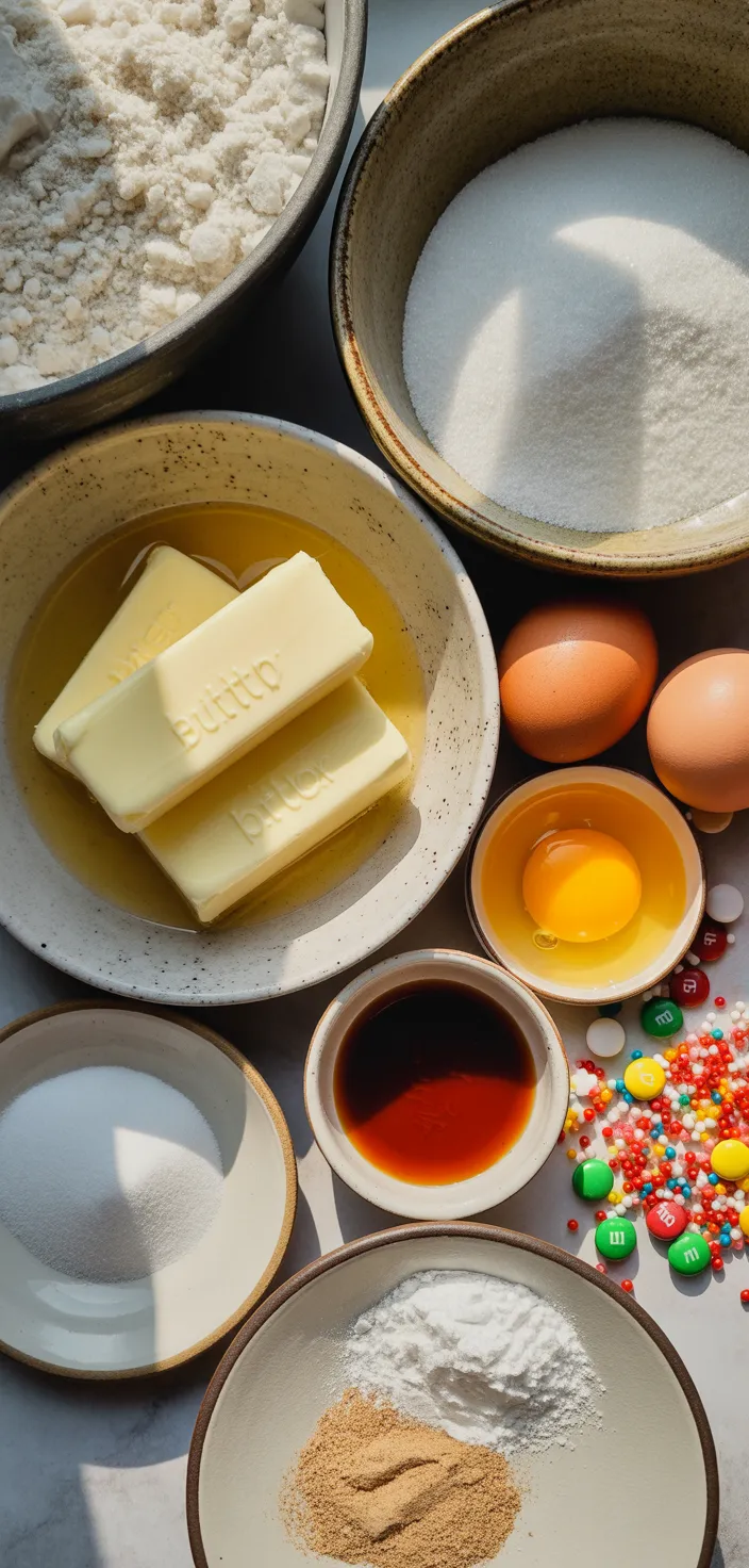 Ingredients photo for The BEST Christmas Cookie Bars Recipe