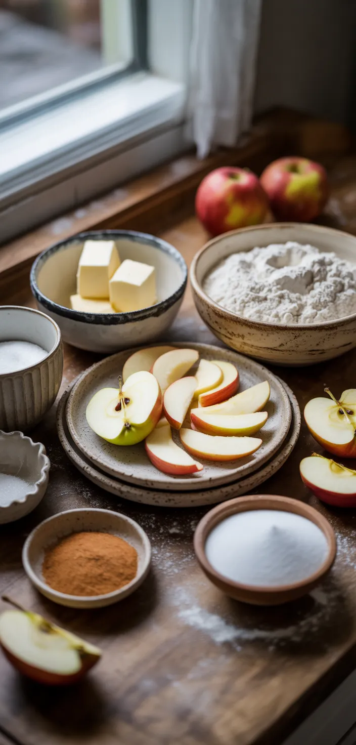 Ingredients photo for Dutch Apple Pie Recipe