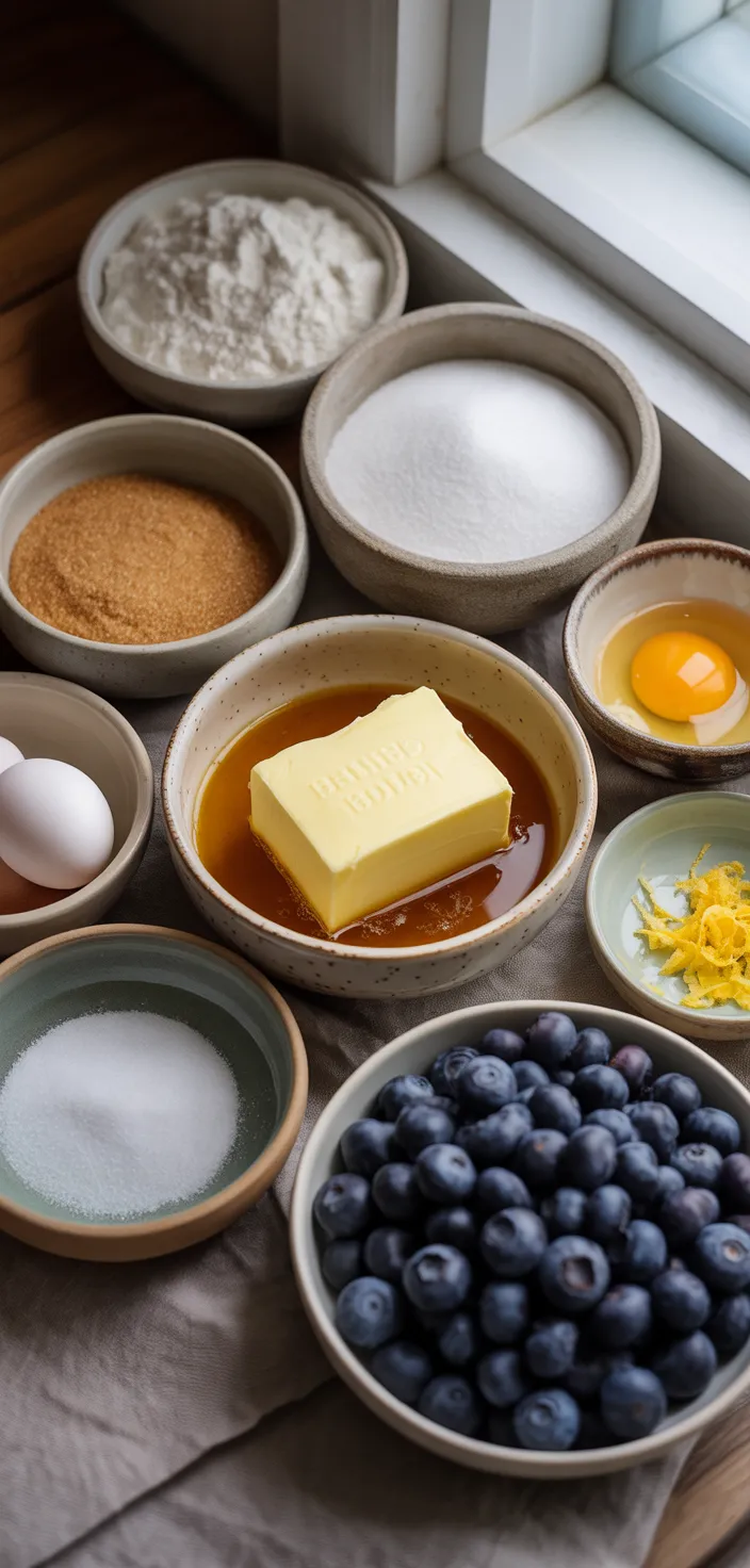 Ingredients photo for Lemon Blueberry Cookies Recipe
