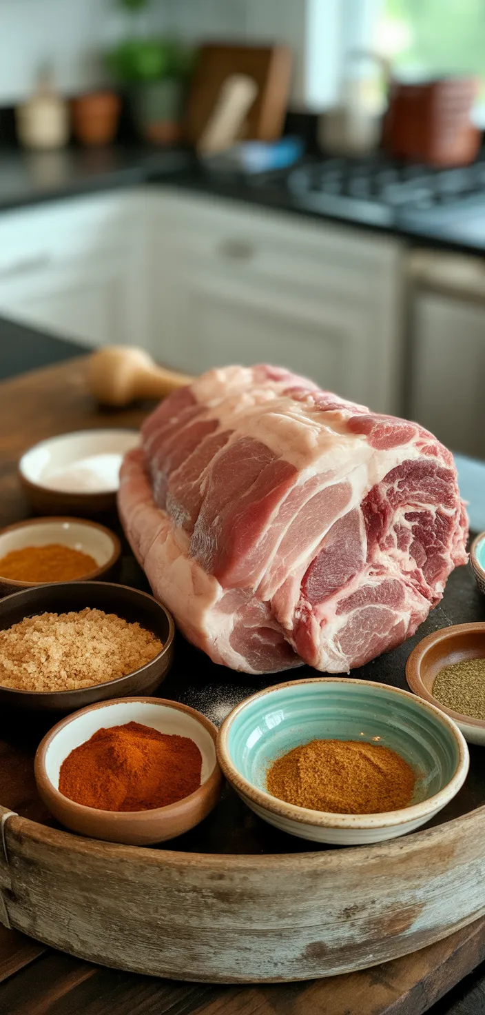 Ingredients photo for Slow Cooker Pulled Pork Recipe