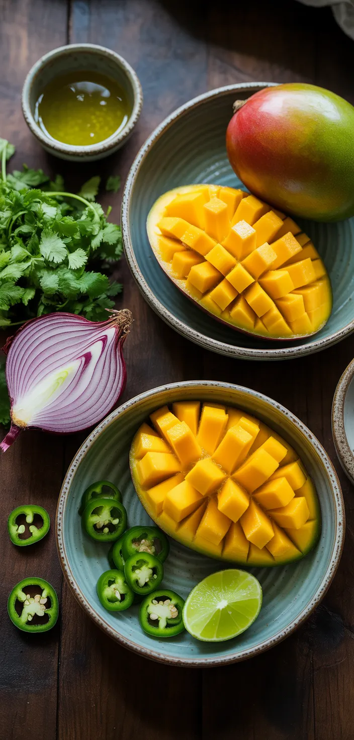 Ingredients photo for THE BEST MANGO SALSA Recipe