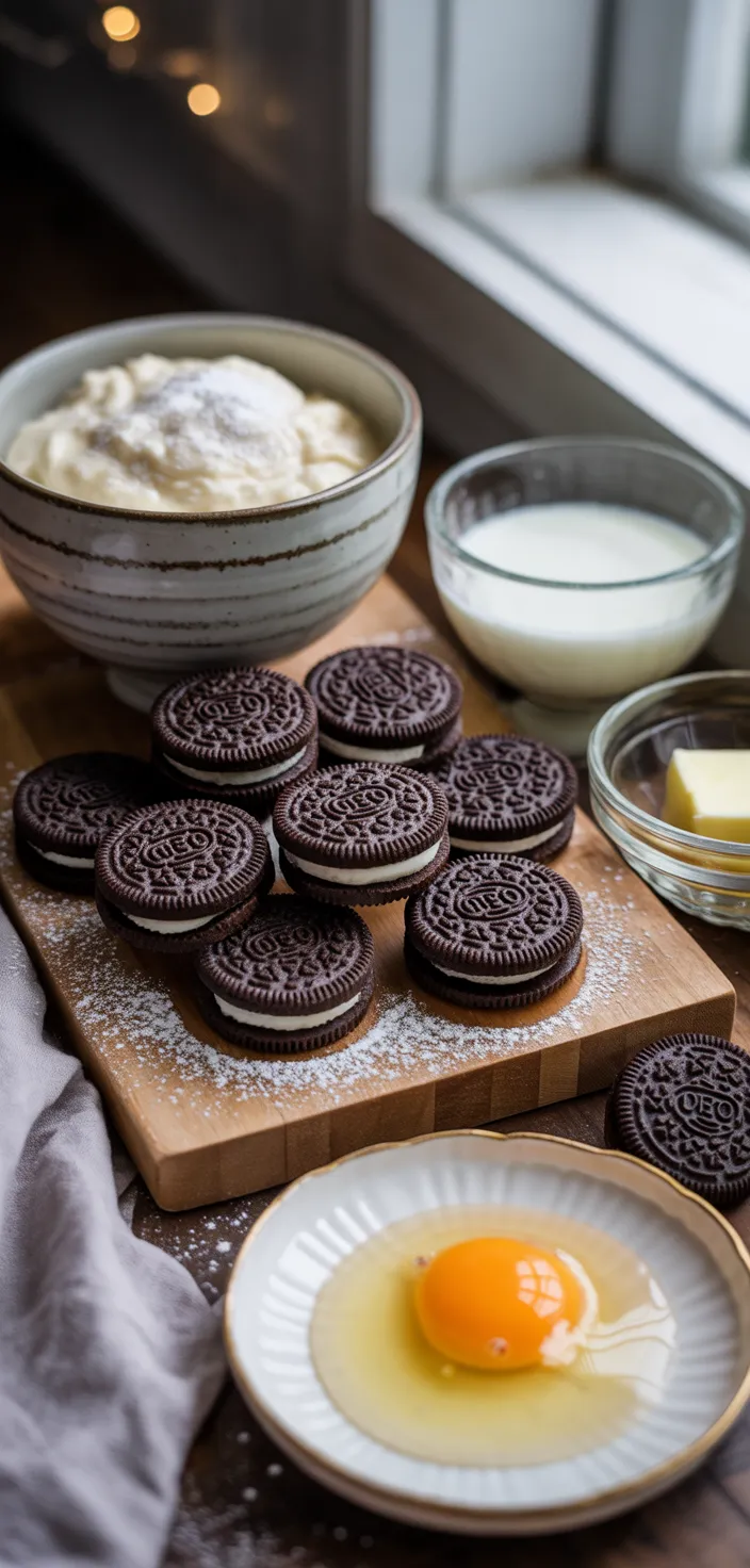 Ingredients photo for Air Fryer Oreos Recipe