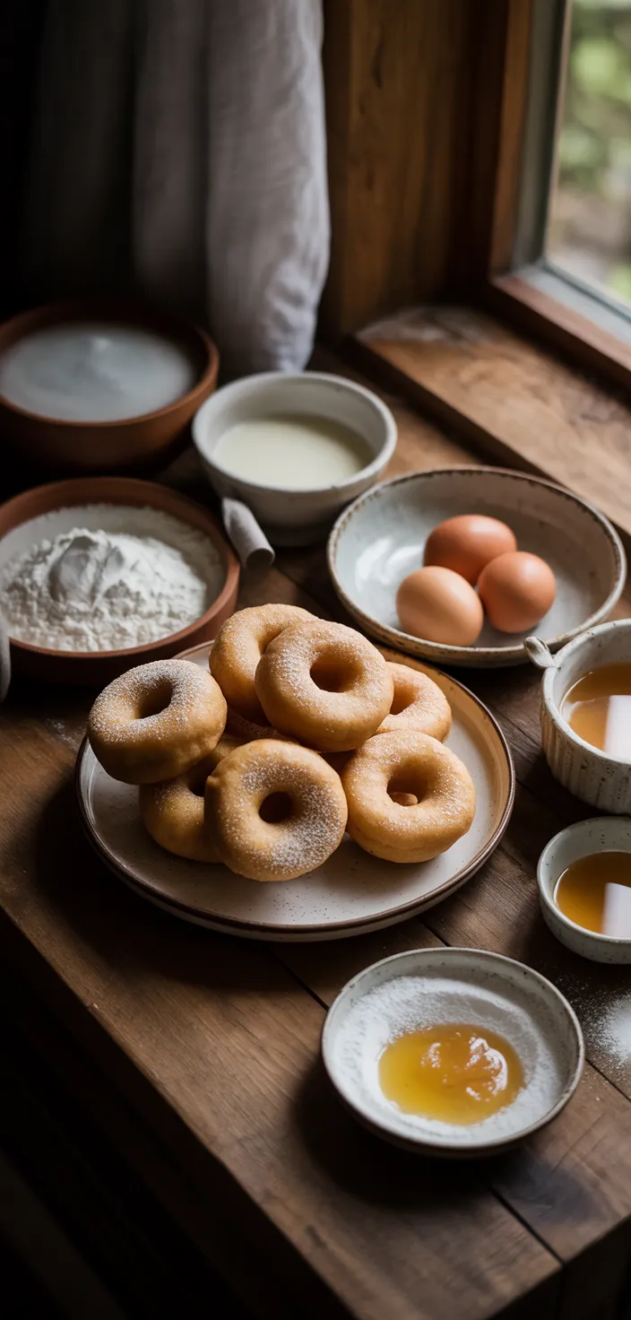 Ingredients photo for Baked Apple Cider Donuts (+ Donut Holes!) Recipe