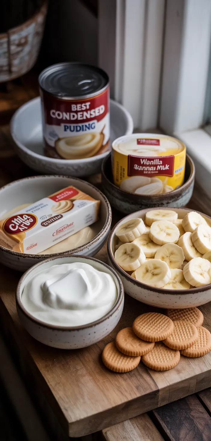 Ingredients photo for Best Banana Pudding Recipe