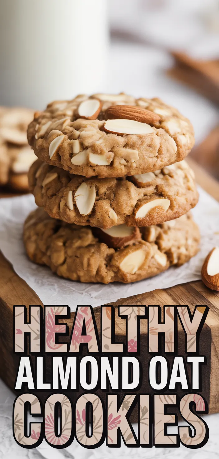 A photo of Healthy Almond Butter Oatmeal Cookies (gluten Recipe
