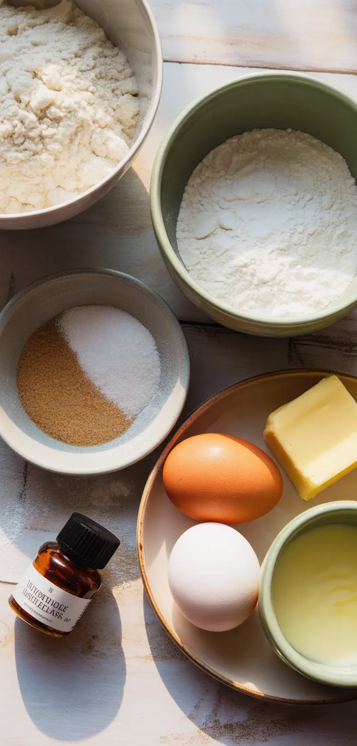 Ingredients photo for Fluffy Belgian Waffles (Homemade & So Easy!) Recipe