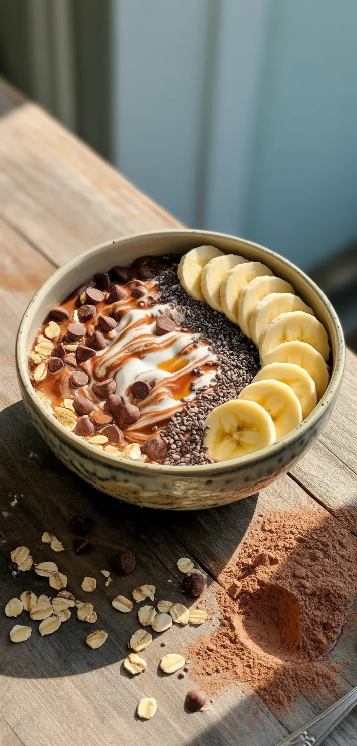 Ingredients photo for High Protein Chocolate Overnight Oats Recipe