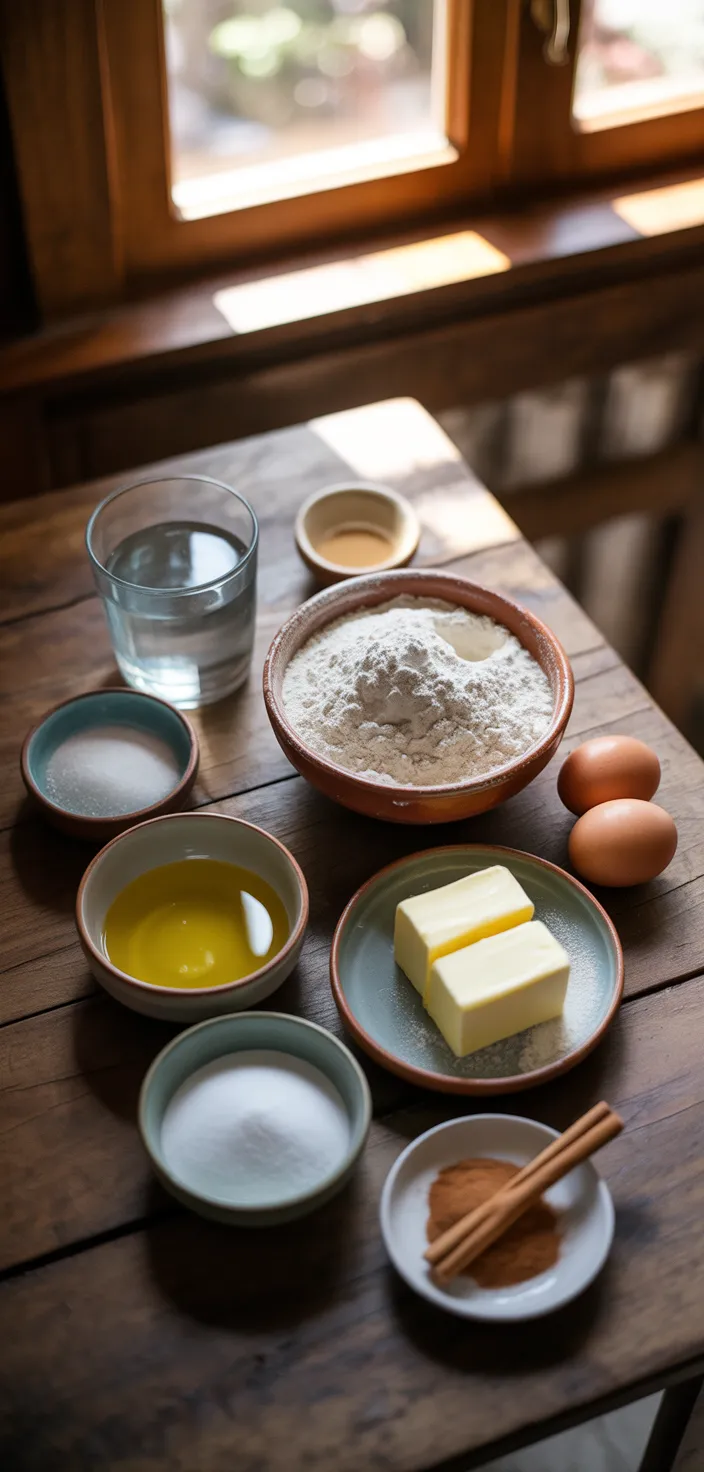 Ingredients photo for How To Make Authentic Churros Recipe