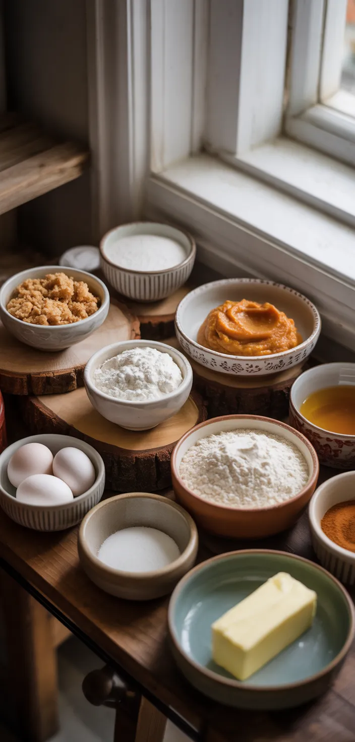 Ingredients photo for Pumpkin Pie Macarons Recipe