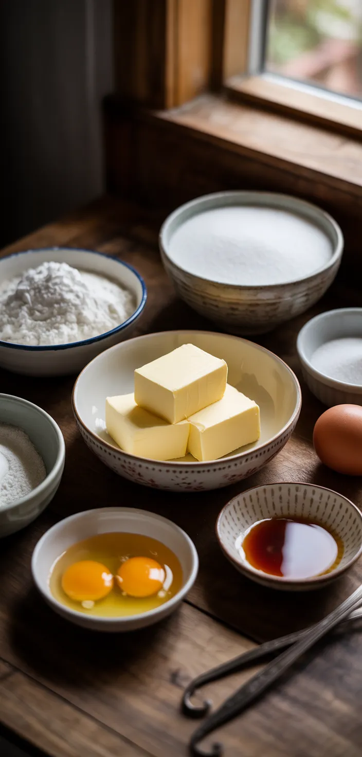 Ingredients photo for Soft And Chewy Sugar Cookies Recipe