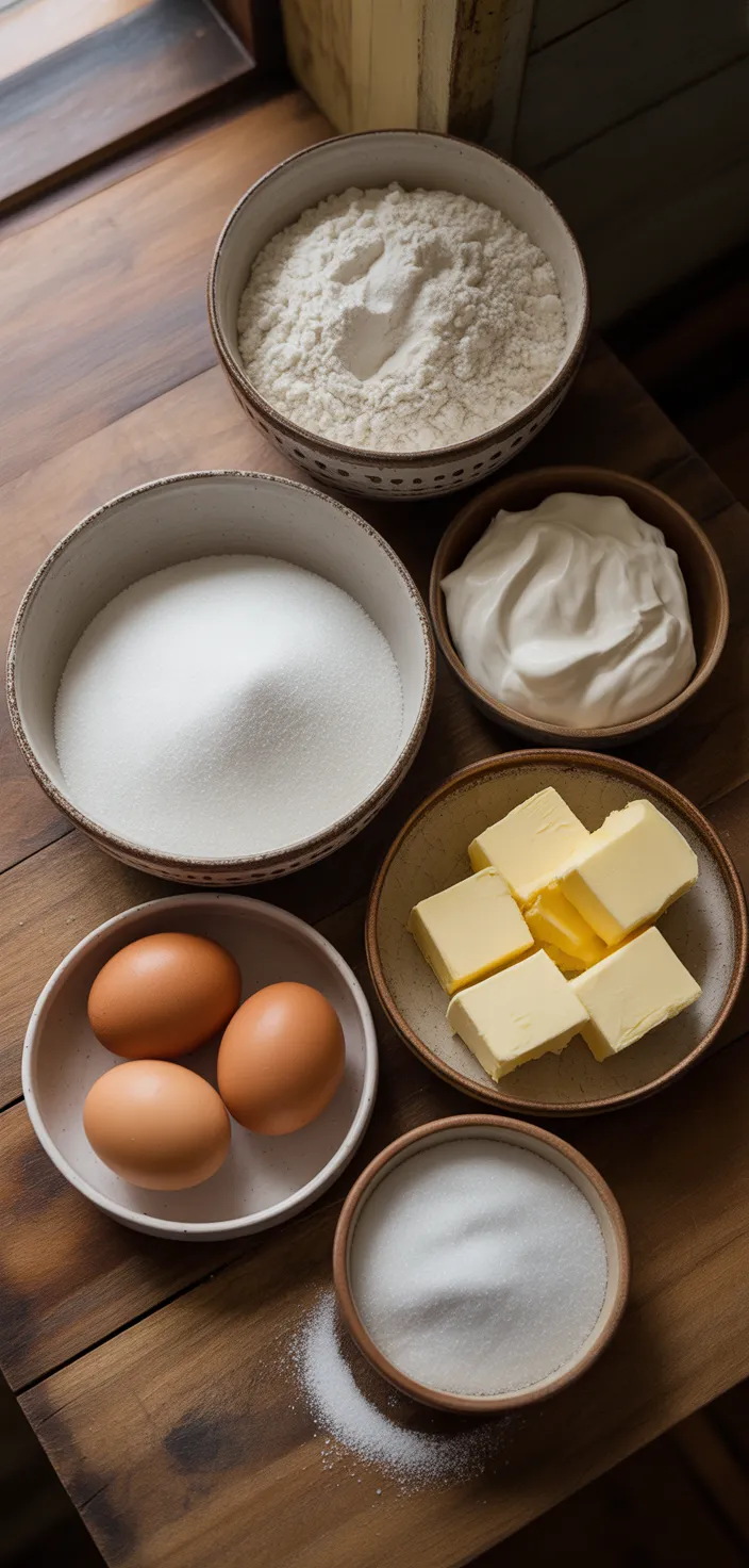 Ingredients photo for Soft Sugar Cookies Recipe