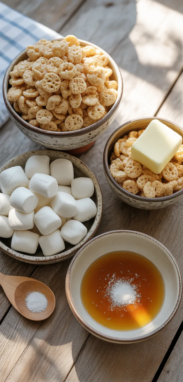 Ingredients photo for Vintage Kellogg's Rice Krispies Treats With A Secret Trick For Making Them Chewy & Moist! Recipe