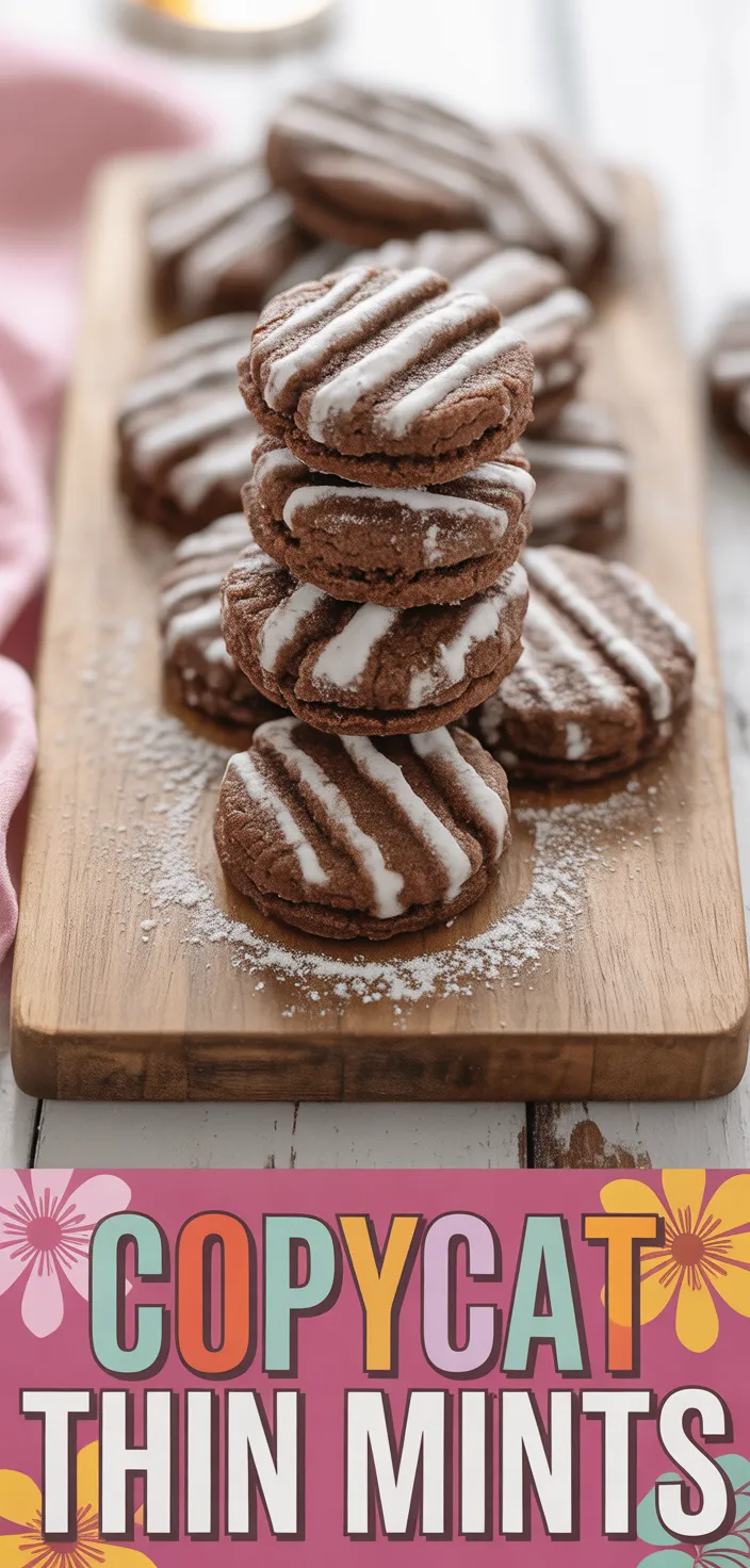 A photo of Copycat Thin Mints Recipe