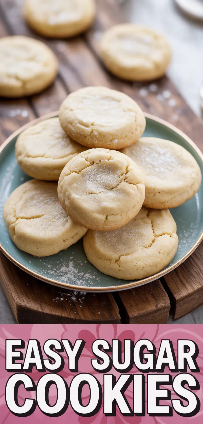 A photo of EASY Sugar Cookies Recipe (No Chill, No Spread) + Tips