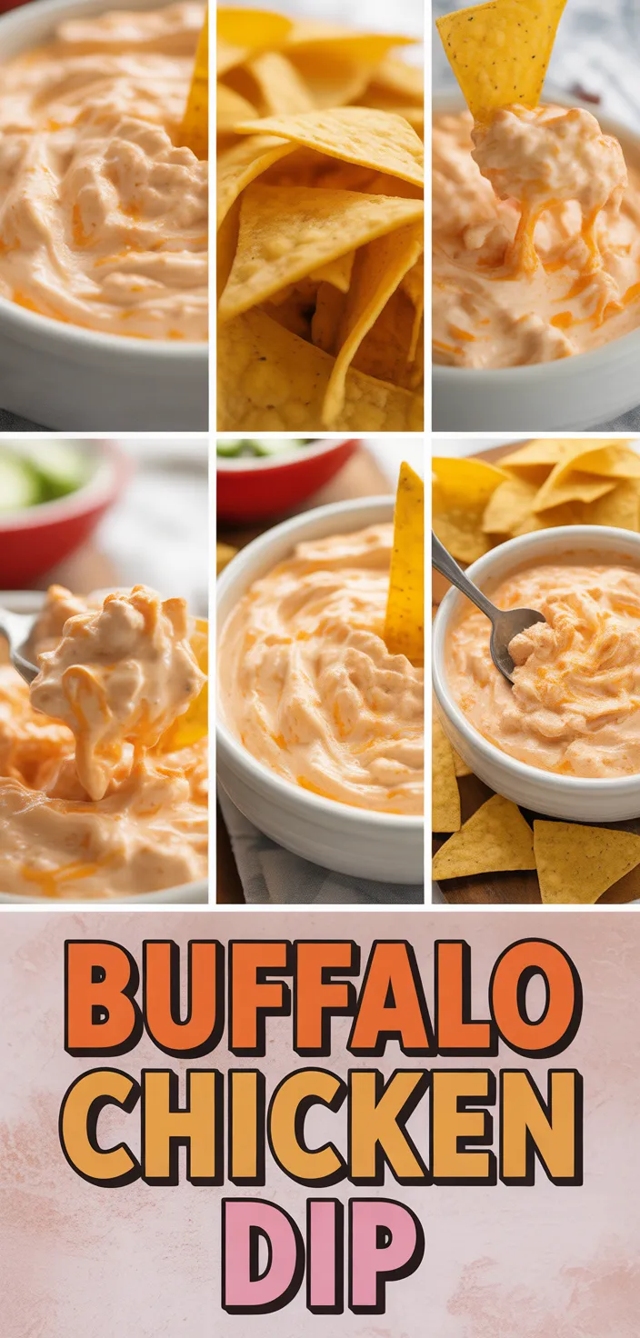 A photo of Easy Buffalo Chicken Dip Recipe ( Super Bowl Dip Recipe )