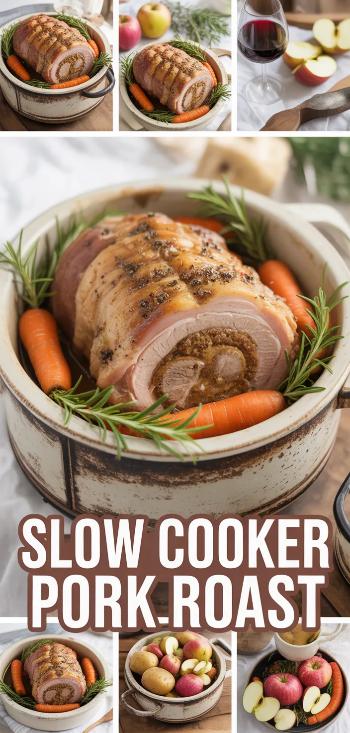 A photo of Tender Slow Cooker Pork Roast Recipe