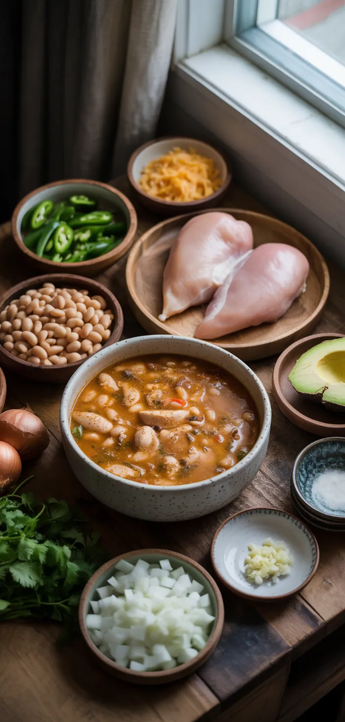 Ingredients photo for Crockpot White Chicken Chili (Contest Winning!) Recipe