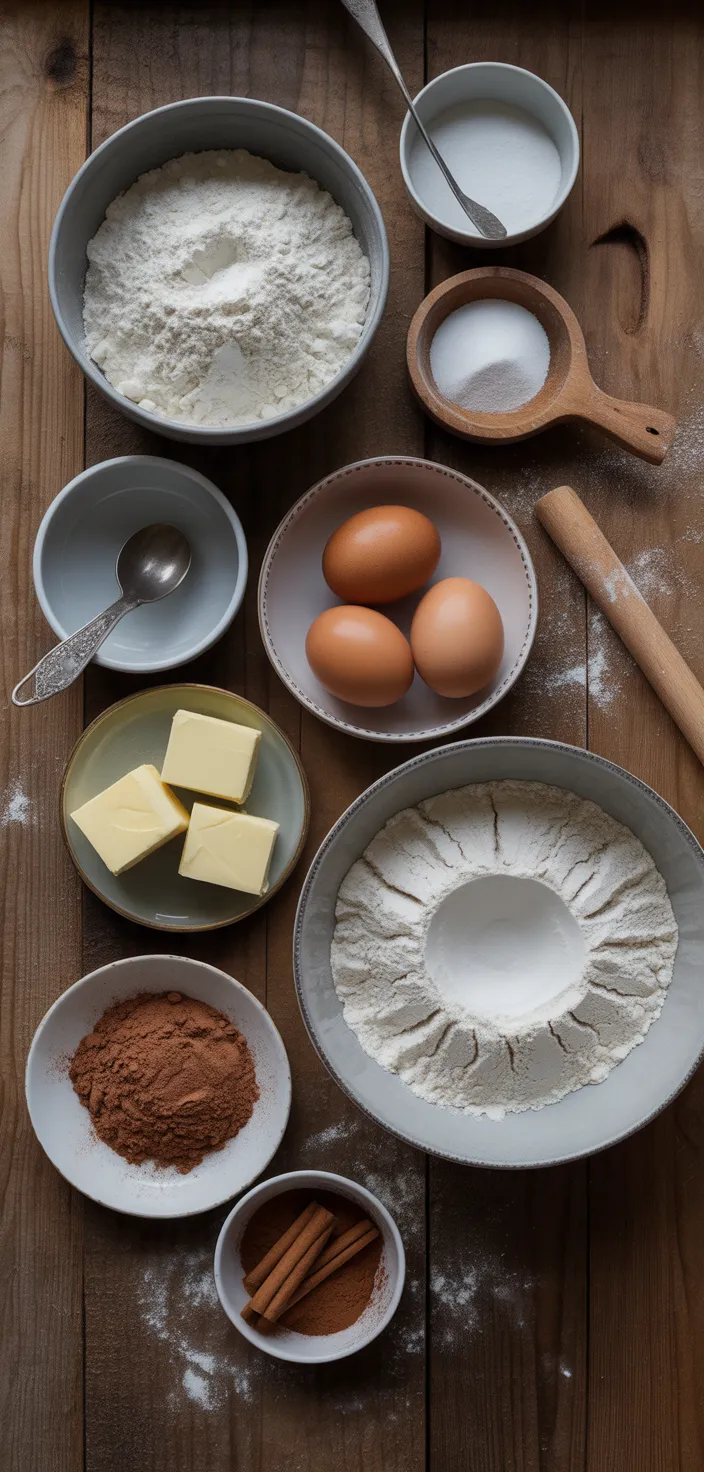 Ingredients photo for Heavenly Red Velvet Cinnamon Rolls Recipe