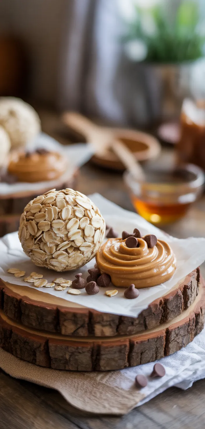 Ingredients photo for Peanut Butter Oatmeal Balls Recipe