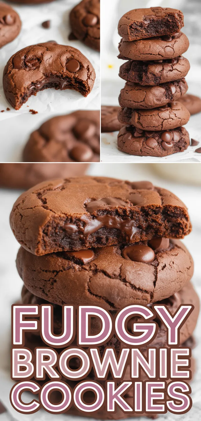 A photo of Chewy & Fudgy Brownie Mix Cookies – So Easy & Delicious! Recipe