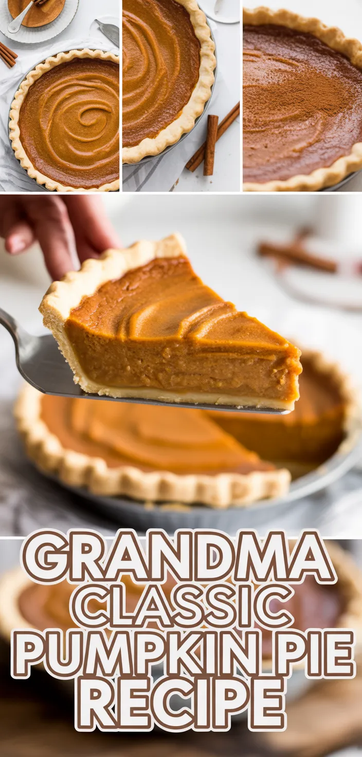 A photo of Grandma Classic Pumpkin Pie Recipe