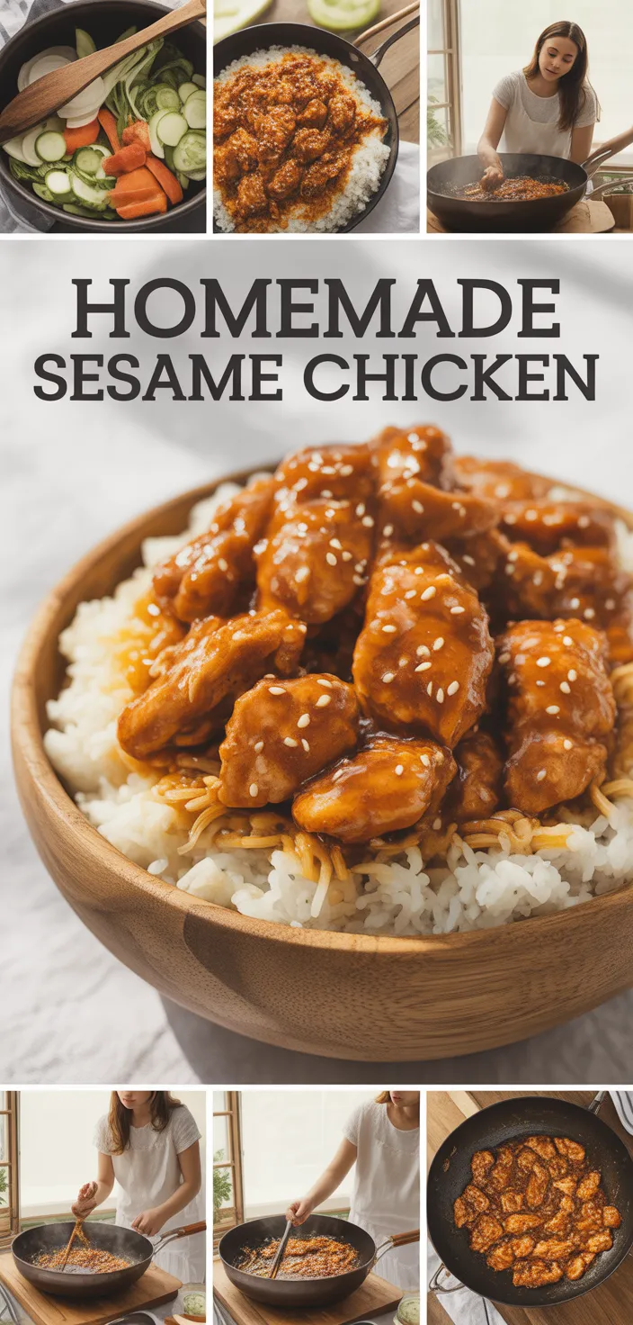 A photo of Homemade Sesame Chicken That's Better Than Takeout Recipe