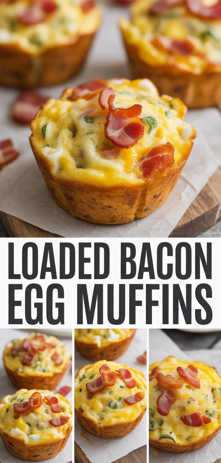 A photo of Loaded Bacon And Egg Hash Brown Muffins Recipe