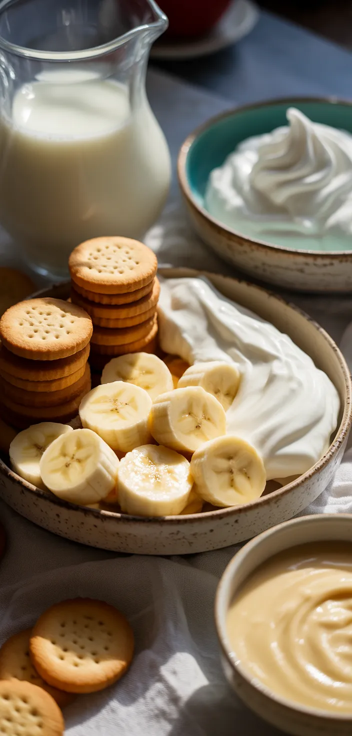 Ingredients photo for Magnolia Bakery's Famous Banana Pudding Recipe