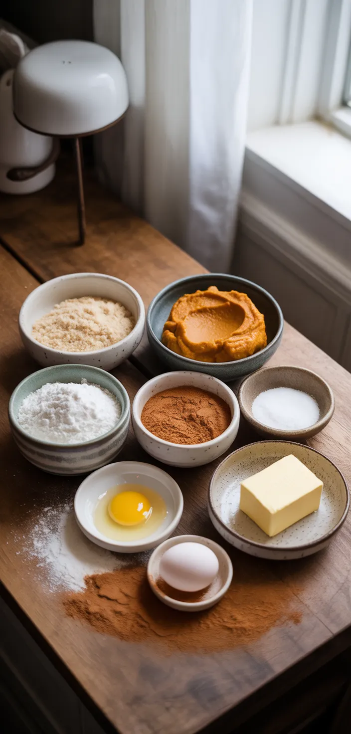 Ingredients photo for Easy, Keto Low Carb Pumpkin Cookies Recipe