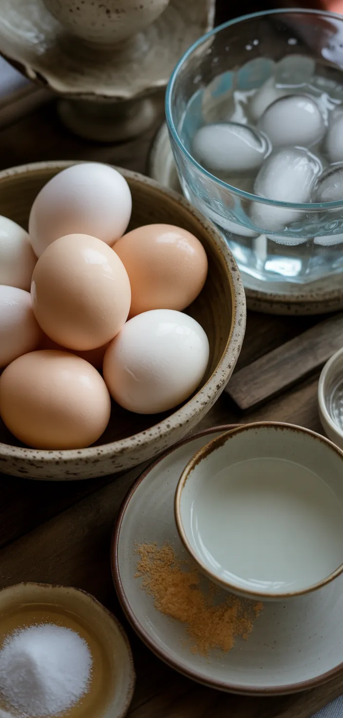 Ingredients photo for How To Boil Eggs On The Stove: The Complete Guide Recipe
