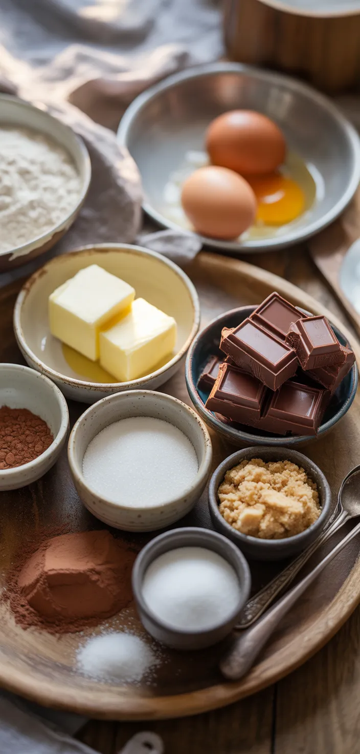Ingredients photo for Ultra Fudgy Brown Butter Brownies Recipe