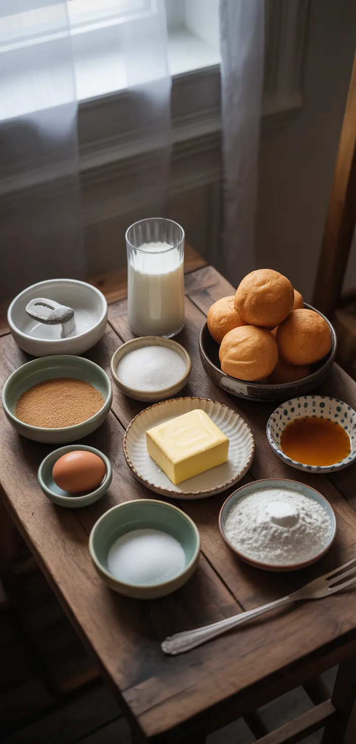 Ingredients photo for Vanilla French Beignets Recipe