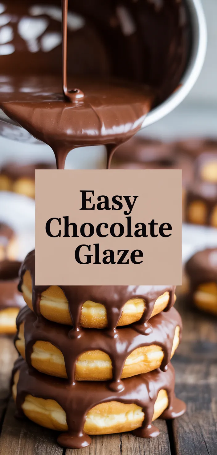 A photo of Easy Chocolate Glaze Recipe