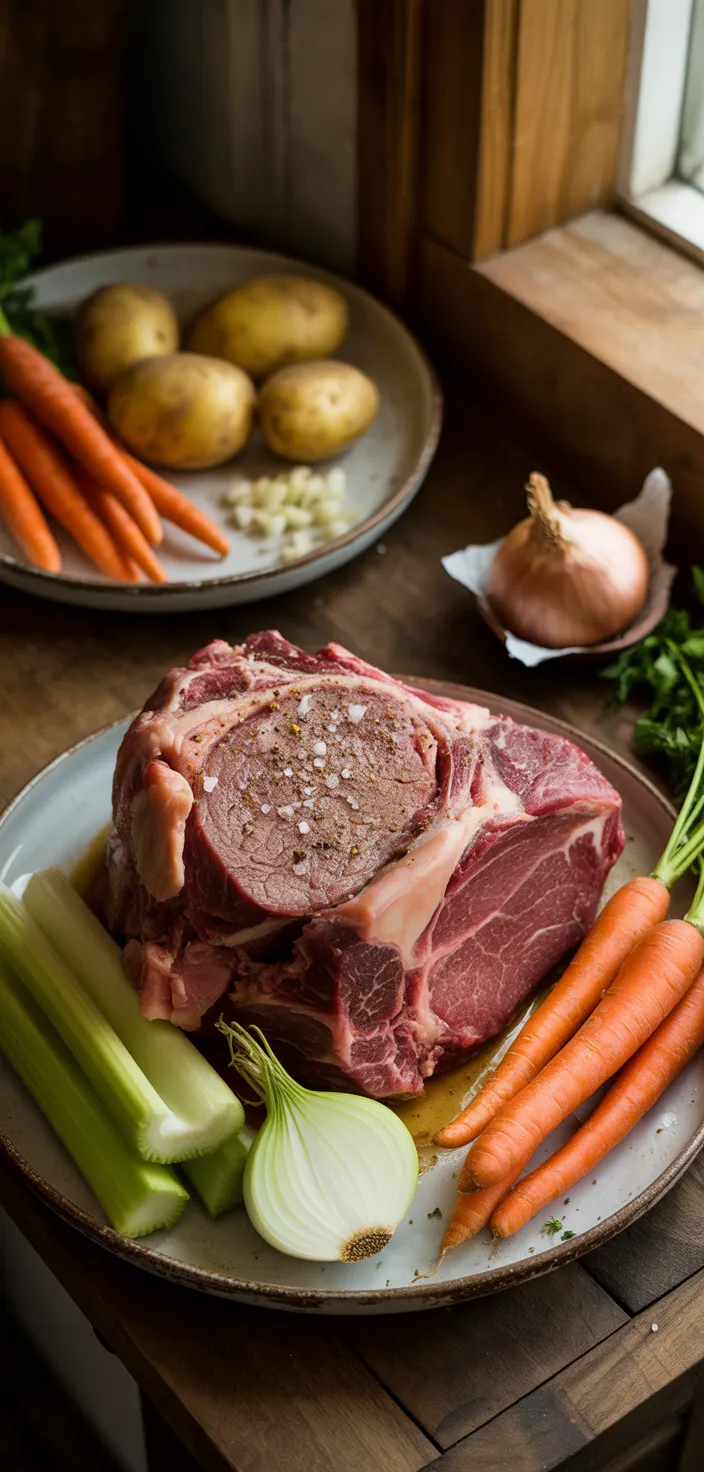 Ingredients photo for Comfort Food Alert: Slow Cooker Pot Roast With Gravy Recipe