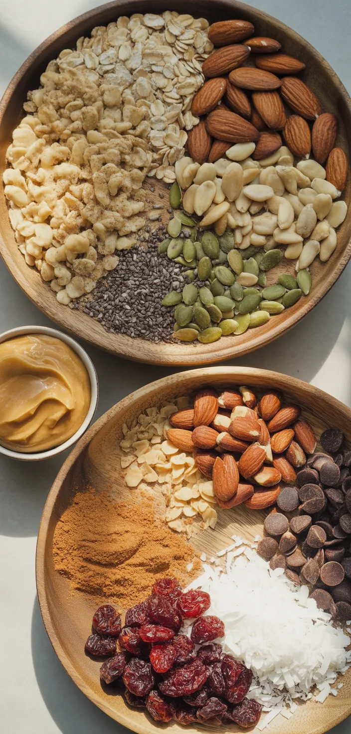 Ingredients photo for Healthy Granola Bars Recipe