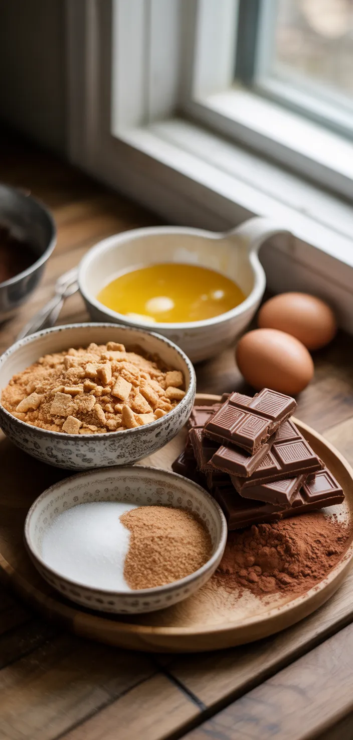 Ingredients photo for S'MORES BROWNIES Recipe