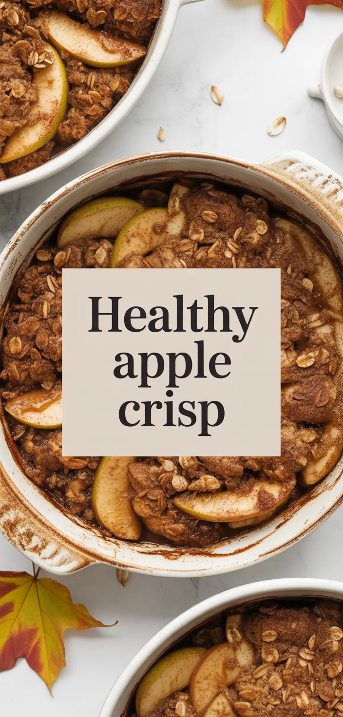 A photo of Healthy Apple Crisp Recipe