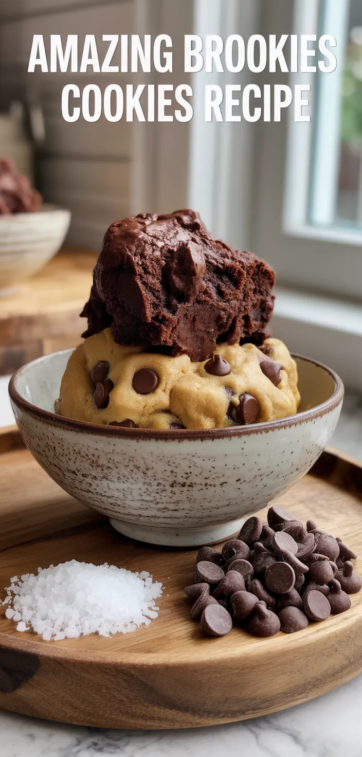 Ingredients photo for Amazing Brookies Cookies Recipe