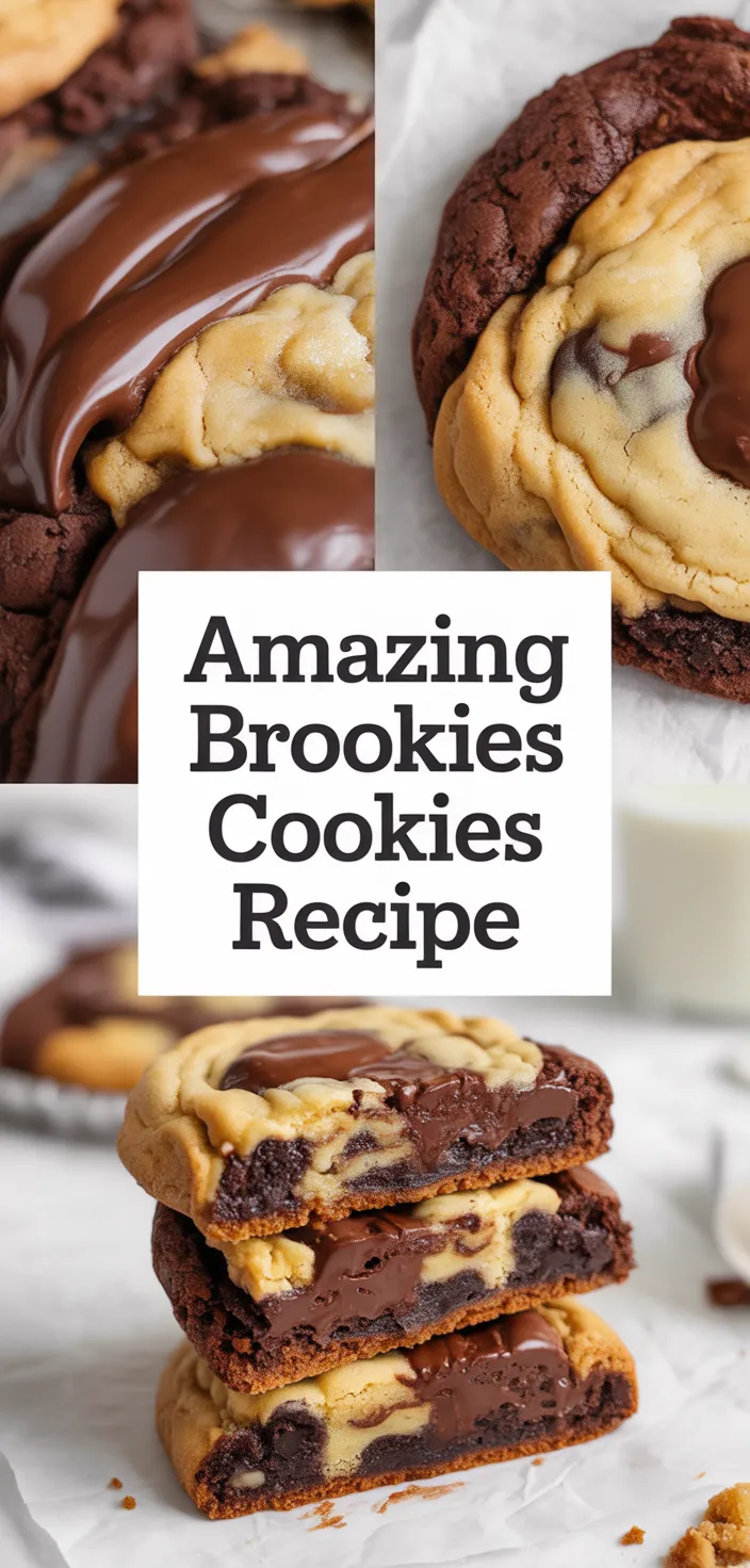 A photo of Amazing Brookies Cookies Recipe